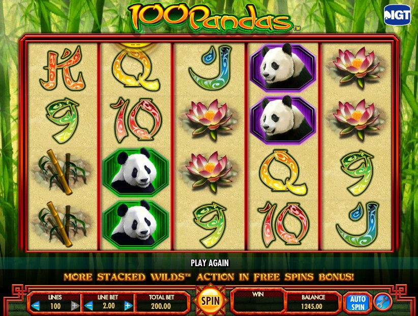 Аппараты «100 Pandas» на официальном сайте Jet Casino